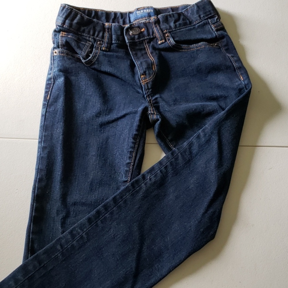 Boys' Dark Denim Skinny Jeans